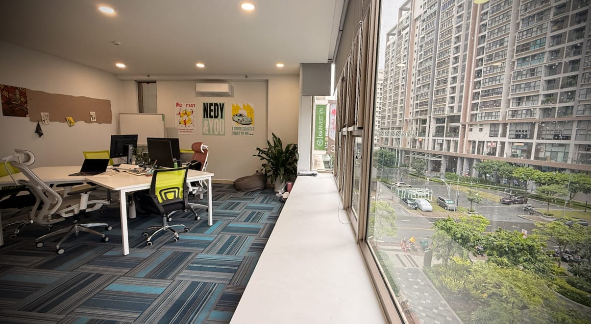 Nedy chia sẻ văn phòng – Cùng nhau khởi đầu tại Phú Mỹ Hưng – trái tim của Quận 7